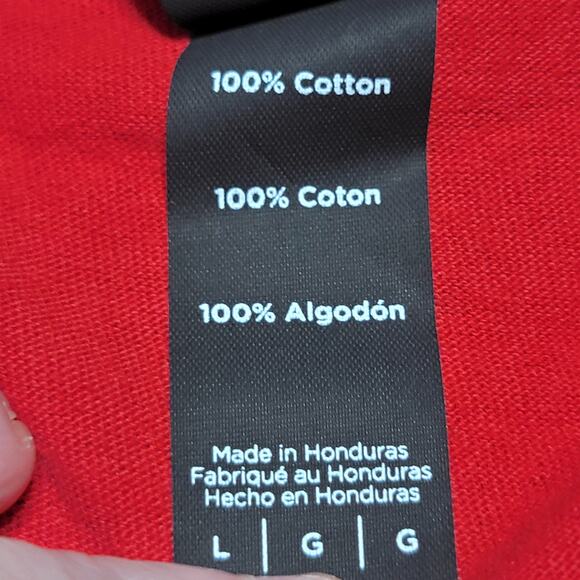 Dos Equis Red Unisex Tee (District) "XX" - Size Large & 36" Strap - Picture 6 of 9